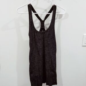 DKNY Jeans Black Sparkle Tank Top